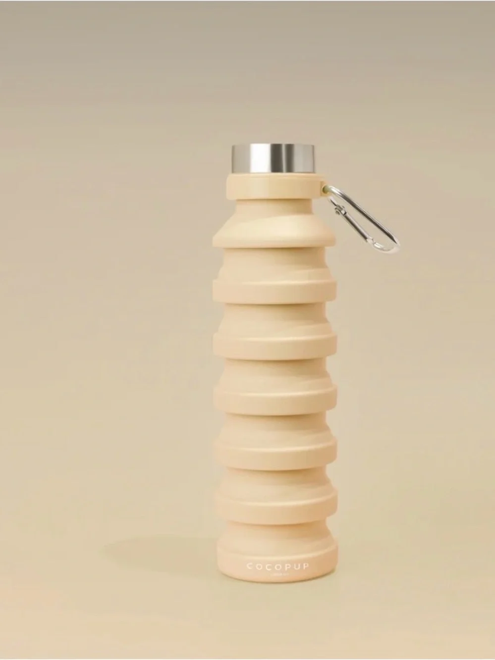 COLLAPSIBLE WATER BOTTLE - NUDE